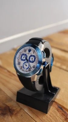 VERSACE Oceanic Edge | ساعت کرونوگراف ورساچه ادیشن بلو متالیک
