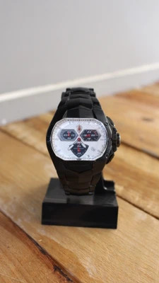 TONINO LAMBORGHINI Stealth Shield | ساعت کرونوگراف تونینو لامبورگینی مشکی مات