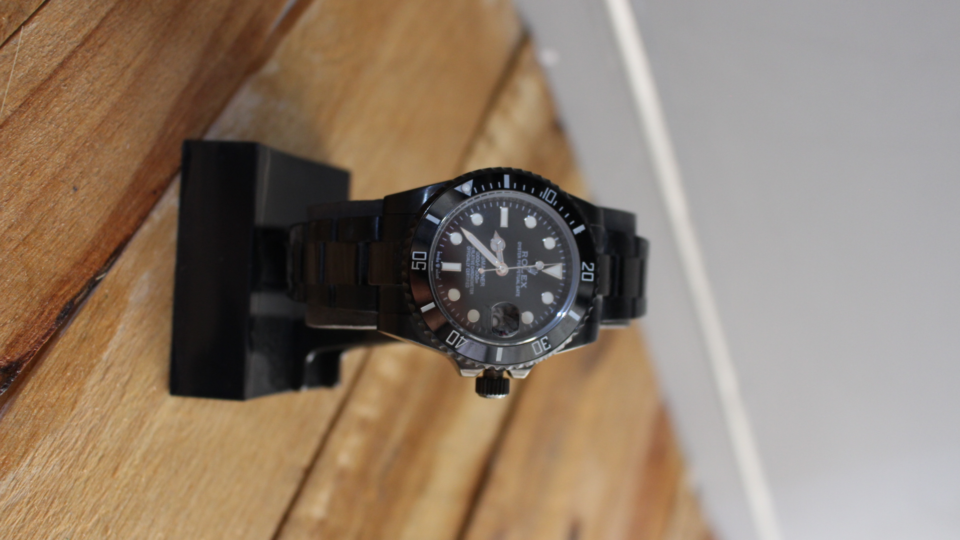 ROLEX Submariner DLC Stealth Edition | ساعت رولکس ساب‌مارینر مشکی مات تمام استیل