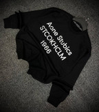 دورس گرم بالا مردانه پنبه سه نخ رنگ مشکی تایپوگرافی 1966 | Navy Oversized Sweatshirt