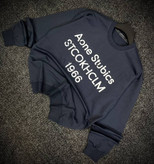 دورس گرم بالا مردانه پنبه سه نخ رنگ خاکستری دودی تایپوگرافی 1966 | Navy Oversized Sweatshirt