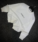 دورس سه نخ پنبه سفید FABRIC 13 مردانه | White Cotton Sweatshirt