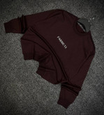 دورس مردانه پنبه سه نخ گرم بالا قهوه ای موکا طرح FABRIC 13 | Men’s Sweatshirt
