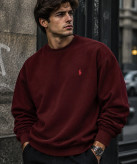 دورس مردانه ماندانا اولد مانی زرشکی مستر کوالیتی | Mandana Old Money Crewneck
