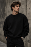 دورس مردانه ماندانا اولد مانی رنگ مشکی مستر کوالیتی | Mandana Old Money Crewneck